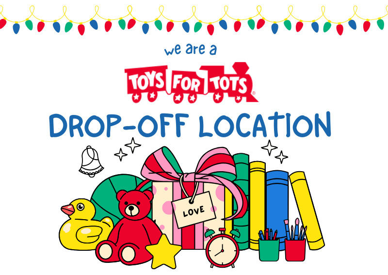 Carousel Slide 1: Drop your toys off today!